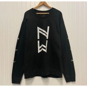 Respect My Region Crewneck Sweatshirt SS3000 Cotton Long Sleeve Black Size XL